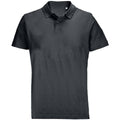 Mouse Grey - Front - SOLS Unisex Adult Pulse Pique Polo Shirt