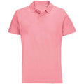 Candy Pink - Front - SOLS Unisex Adult Pulse Pique Polo Shirt