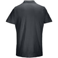Mouse Grey - Back - SOLS Unisex Adult Pulse Pique Polo Shirt