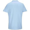 Sky Blue - Back - SOLS Unisex Adult Pulse Pique Polo Shirt