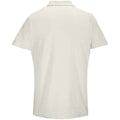 Off White - Back - SOLS Unisex Adult Pulse Pique Polo Shirt