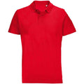 Red - Front - SOLS Unisex Adult Pulse Pique Polo Shirt