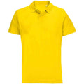 Gold - Front - SOLS Unisex Adult Pulse Pique Polo Shirt