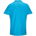 Aqua - Back - SOLS Unisex Adult Pulse Pique Polo Shirt