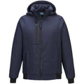 Dark Navy - Front - Portwest Mens WX2 Double Layered Insulated Soft Shell Jacket