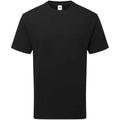 Black - Front - Fruit of the Loom Unisex Adult Cotton T-Shirt