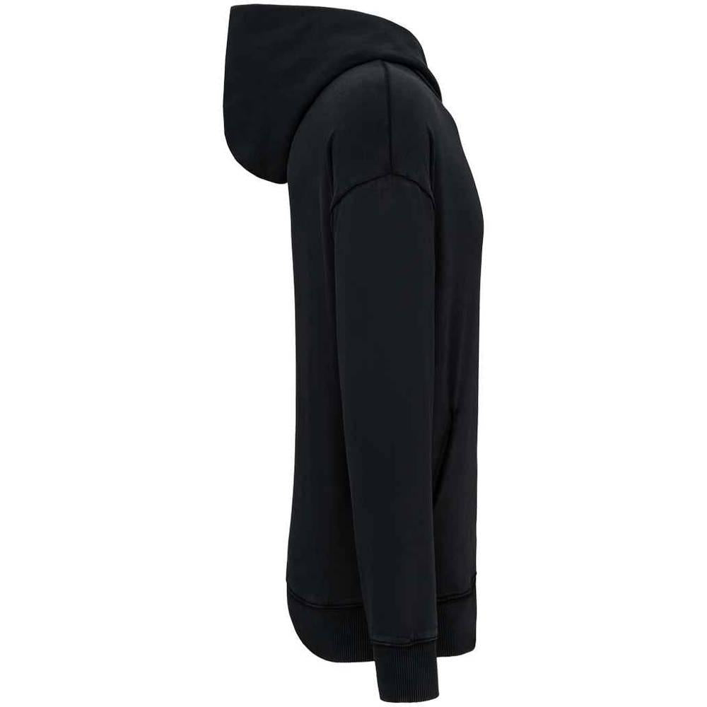 Washed Black - Side - Native Spirit Unisex Adult Washed Oversized Hoodie