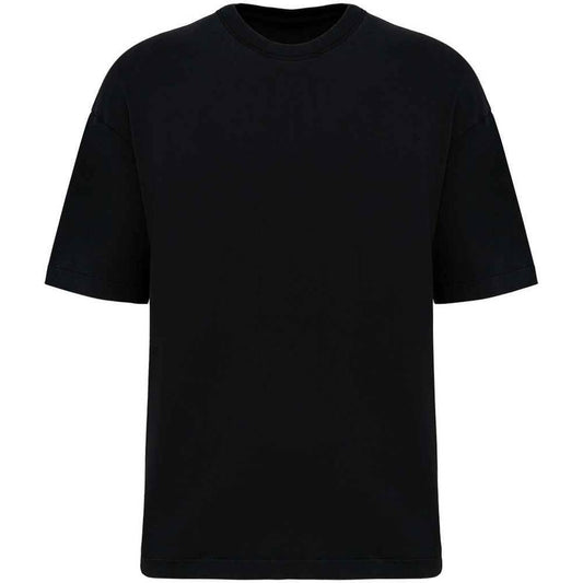 Washed Black - Front - Native Spirit Mens Oversized T-Shirt