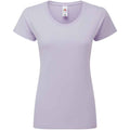 Soft Lavender - Front - Fruit of the Loom Womens-Ladies Iconic 195 T-Shirt