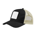 Black-Stone - Back - Beechfield Unisex Adult 5 Panel Appliqué Patch Trucker Cap