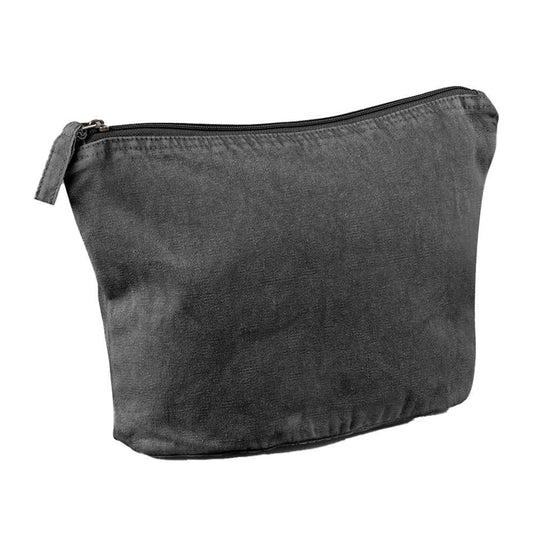 Vintage Black - Front - Westford Mill Garment Dyed Accessory Bag