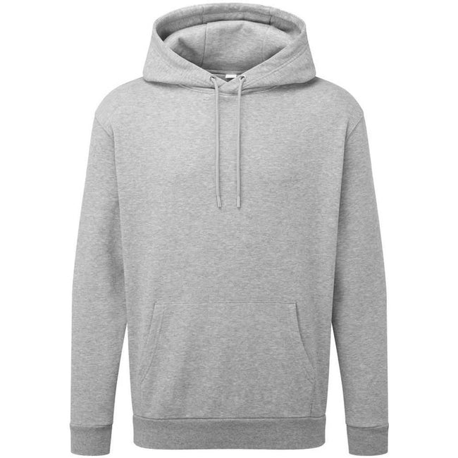 Grey Marl - Front - Anthem Unisex Adult Hoodie