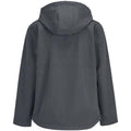Charcoal - Back - SOLS Womens-Ladies Race Hooded Soft Shell Jacket