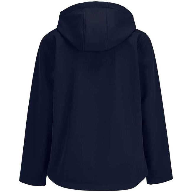 French Navy - Back - SOLS Womens-Ladies Race Hooded Soft Shell Jacket