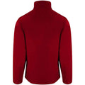 Red - Back - PRO RTX Mens 2 Layer Soft Shell Jacket