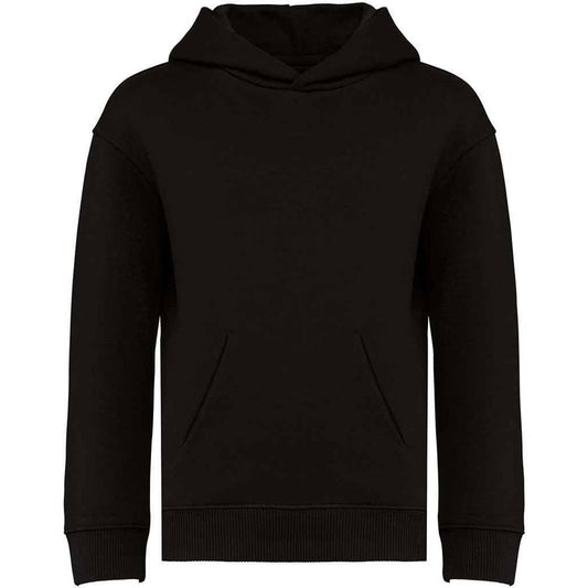 Black - Front - Native Spirit Childrens-Kids Hoodie