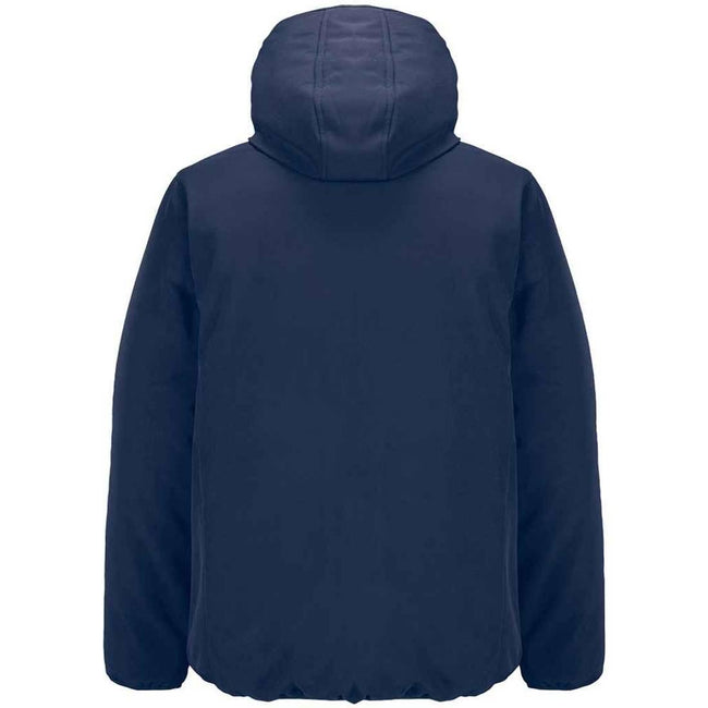 Abyss Blue - Back - SOLS Mens Falcon Padded Soft Shell Jacket