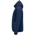 Abyss Blue - Side - SOLS Mens Falcon Padded Soft Shell Jacket