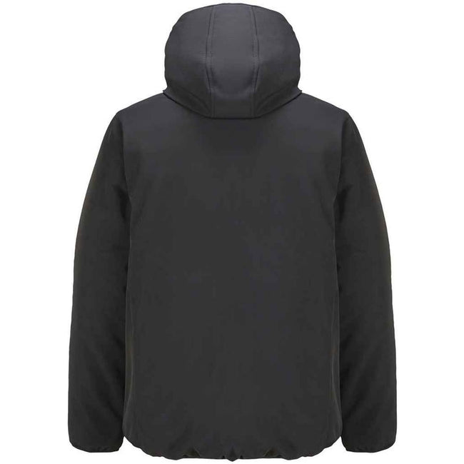 Black - Back - SOLS Mens Falcon Padded Soft Shell Jacket