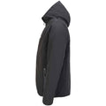Black - Side - SOLS Mens Falcon Padded Soft Shell Jacket