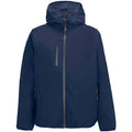 Abyss Blue - Front - SOLS Mens Falcon Padded Soft Shell Jacket