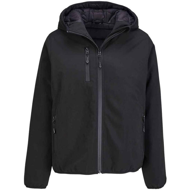 Black - Lifestyle - Henbury Mens Cotton CoolPlus Long-Sleeved Formal Shirt