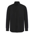 Black - Front - Henbury Mens Cotton CoolPlus Long-Sleeved Formal Shirt