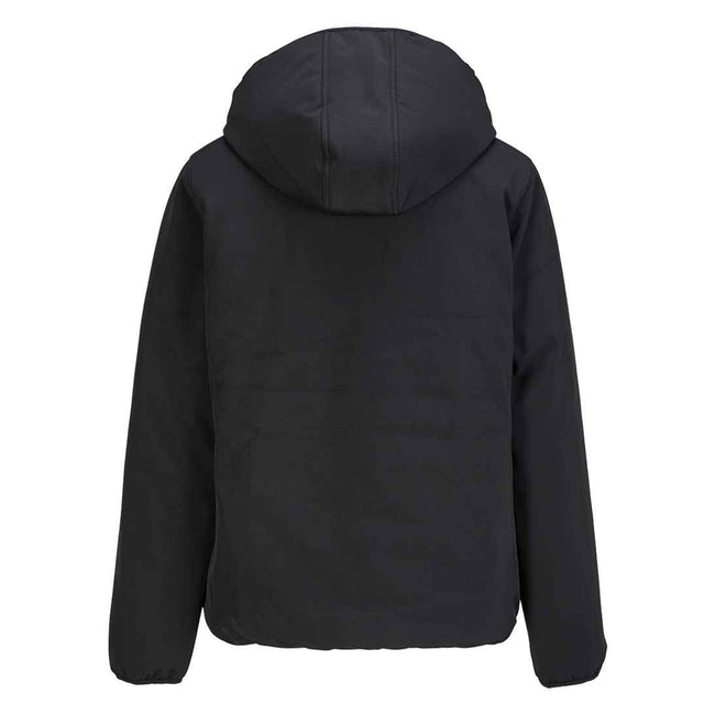 Black - Back - SOLS Womens-Ladies Falcon Padded Soft Shell Jacket