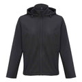 Black - Front - SOLS Mens Race Hooded Soft Shell Jacket
