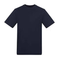 New French Navy - Front - Awdis Unisex Adult Cotton T-Shirt