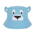 Pale Blue - Front - Larkwood Baby Bear Cotton Twill Bucket Hat