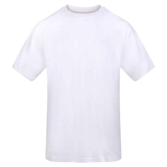 White - Front - Awdis Mens Signature Plain Heavyweight T-Shirt
