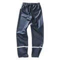 Navy - Back - Result Genuine Recycled Mens Prism PU Waterproof Trousers