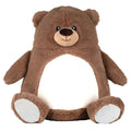 Brown - Front - Mumbles Zippie Teddy Bear