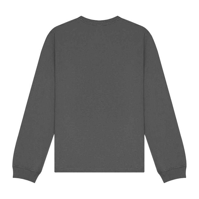 Asphalt - Back - Bella + Canvas Unisex Adult Heavyweight Long-Sleeved T-Shirt
