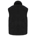 Black - Back - Native Spirit Unisex Adult Sherpa Body Warmer