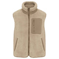 Wet Sand-Driftwood - Front - Native Spirit Unisex Adult Sherpa Body Warmer