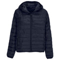 French Navy - Front - SOLS Womens-Ladies Stream Hooded Padded Jacket