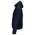 French Navy - Side - SOLS Mens Stream Hooded Padded Jacket