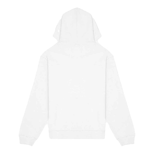 White - Back - Bella + Canvas Womens-Ladies Heavyweight Pullover Hoodie