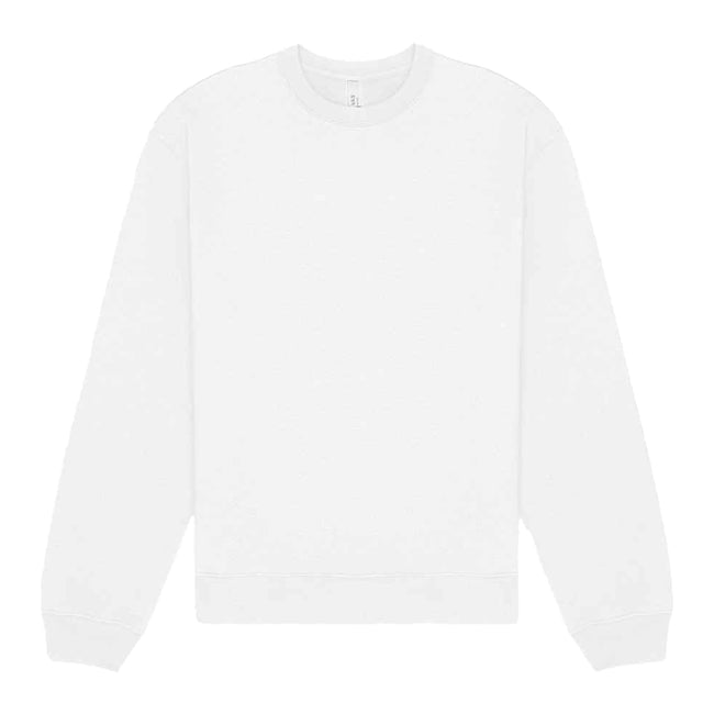 White - Front - Bella + Canvas Unisex Adult Heavyweight Crew Neck Sweatshirt
