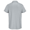 Pure Grey - Back - SOLS Unisex Adult Pitcher Recycled Polyester Polo Shirt