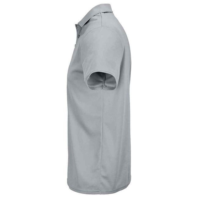 Pure Grey - Side - SOLS Unisex Adult Pitcher Recycled Polyester Polo Shirt