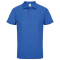 Royal Blue - Front - SOLS Unisex Adult Pitcher Recycled Polyester Polo Shirt