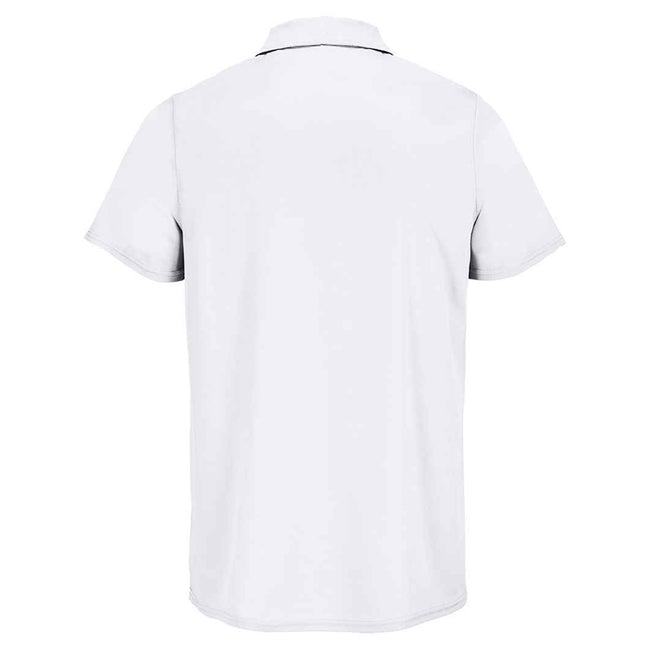 White - Back - SOLS Unisex Adult Pitcher Recycled Polyester Polo Shirt