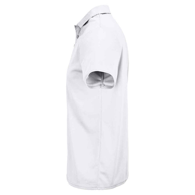 White - Side - SOLS Unisex Adult Pitcher Recycled Polyester Polo Shirt