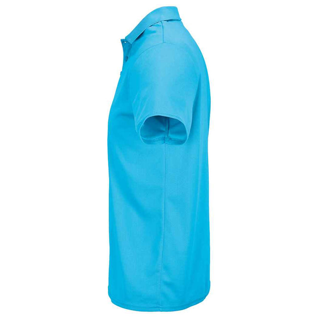 Aqua - Side - SOLS Unisex Adult Pitcher Recycled Polyester Polo Shirt