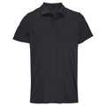 Black - Front - SOLS Unisex Adult Pitcher Recycled Polyester Polo Shirt