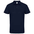 French Navy - Front - SOLS Unisex Adult Pitcher Recycled Polyester Polo Shirt
