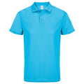 Aqua - Front - SOLS Unisex Adult Pitcher Recycled Polyester Polo Shirt